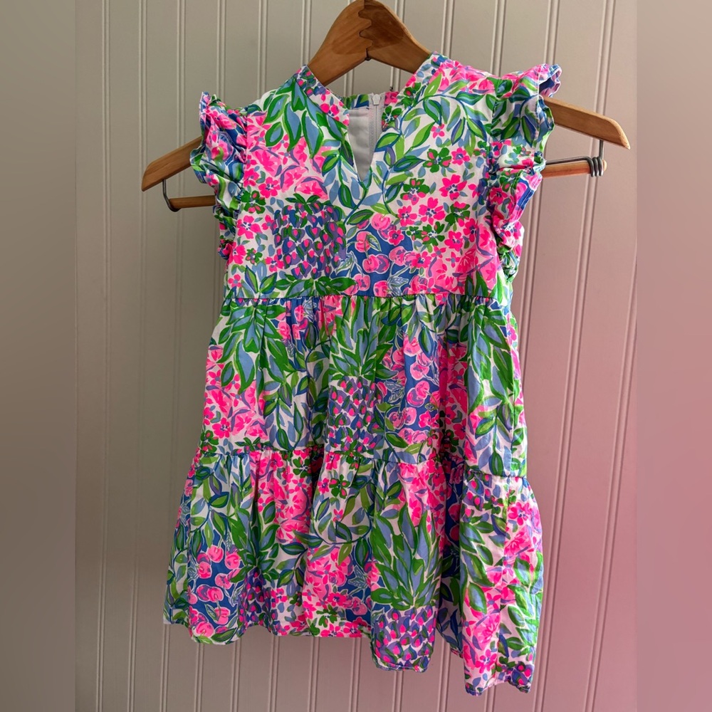 Lilly Pulitzer Mini Aldena Dress in Multi A Cherry On Top Girl Size 5